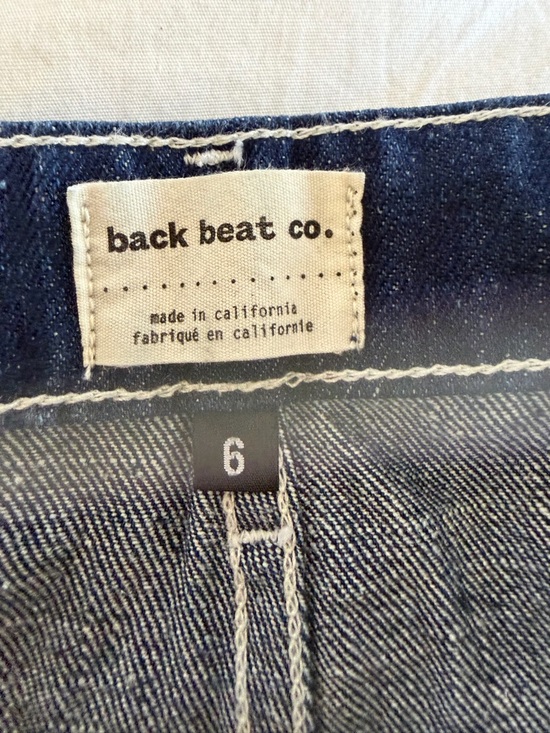 Back Beat Co. Relaxed Indigo  Utility Work Jeans size 6 - Picture 5 of 15
